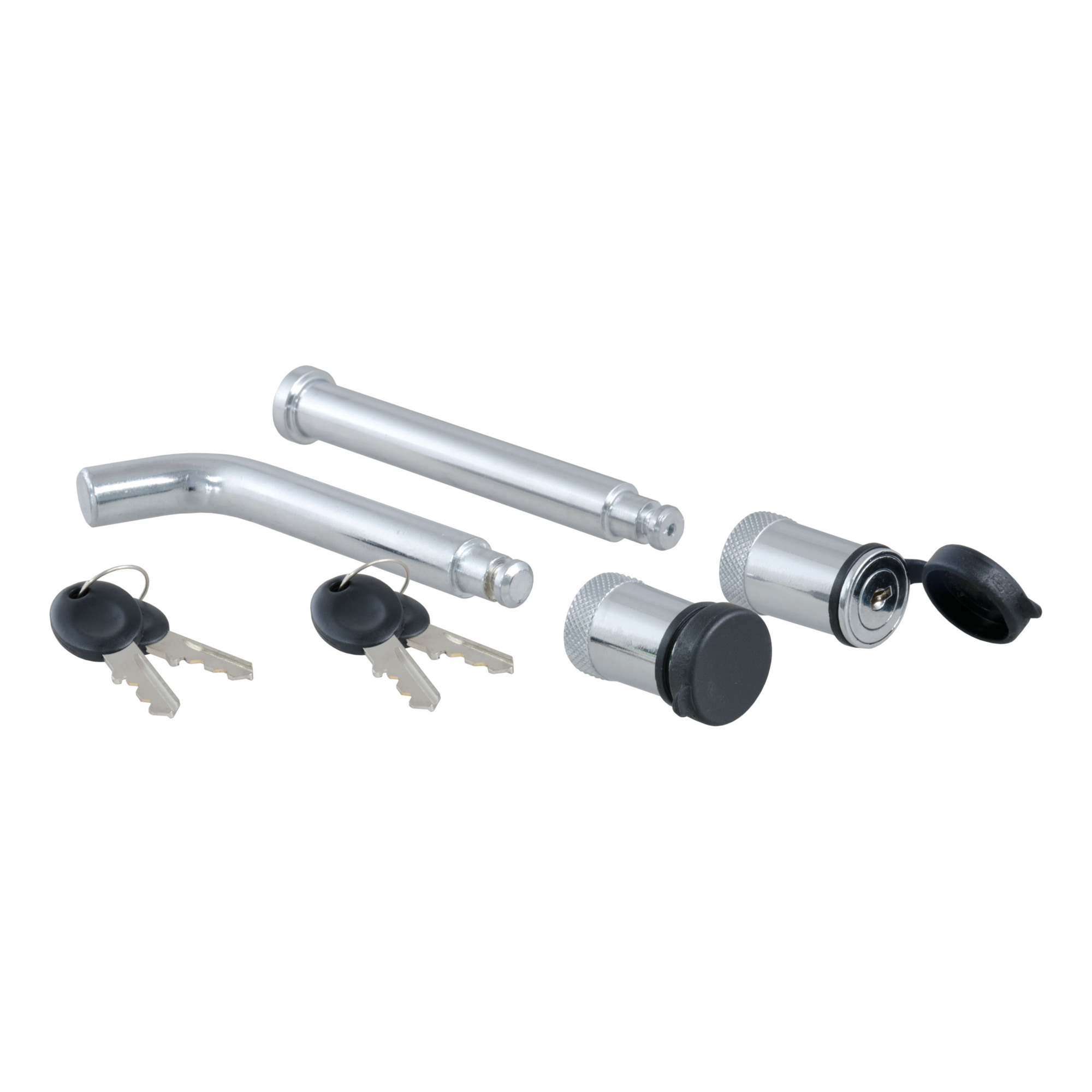 Curt Manufacturing Lock Set for Adjustable Channel Mounts — Keyed Alike, Zinc Finish, Model# 23556